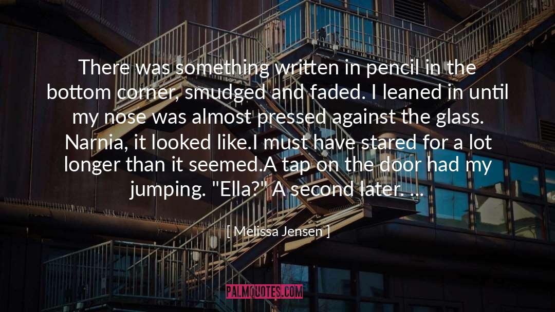 Jumping quotes by Melissa Jensen