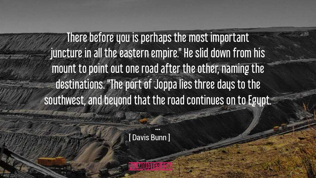 Juncture quotes by Davis Bunn