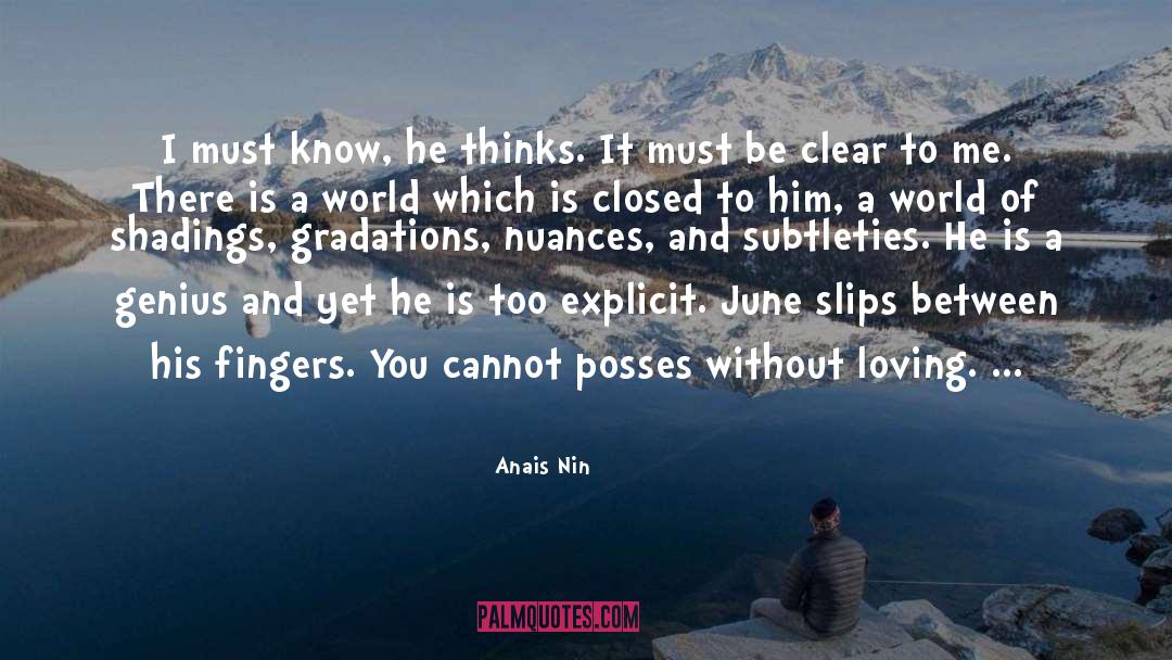 June quotes by Anais Nin