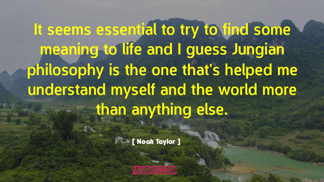 Jungian Achetypes quotes by Noah Taylor