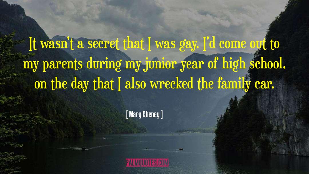 Junior Year Of High School quotes by Mary Cheney