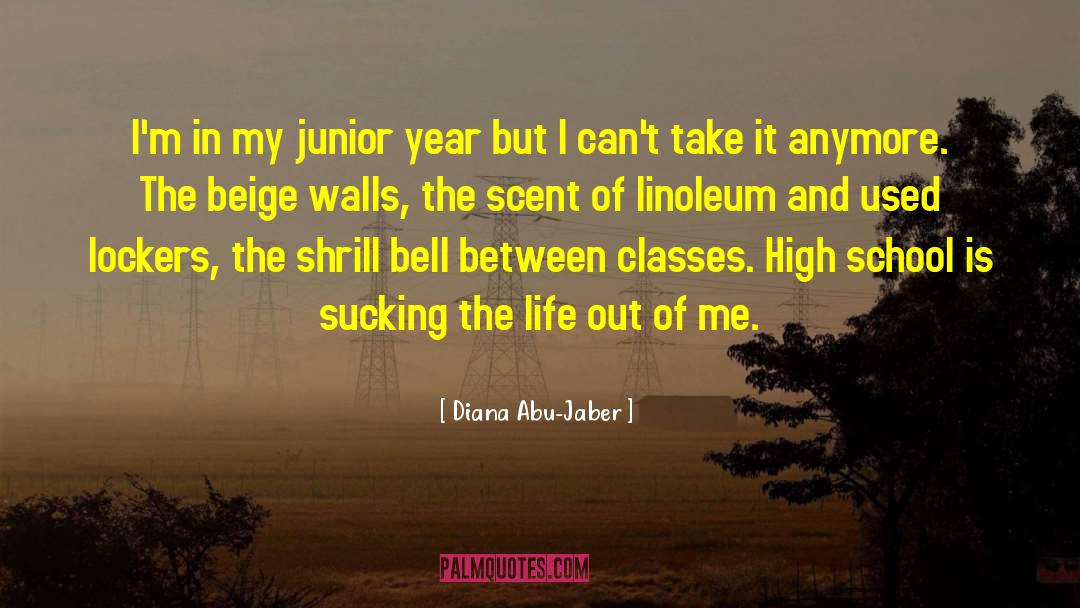 Junior Year Of Highschool quotes by Diana Abu-Jaber