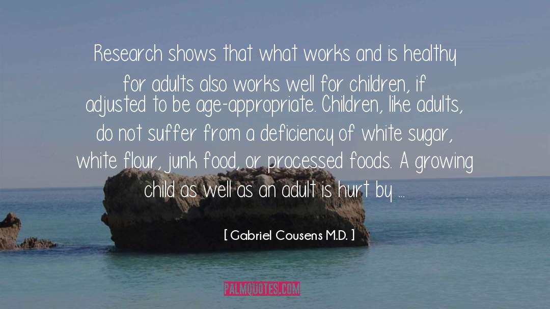 Junk Food quotes by Gabriel Cousens M.D.