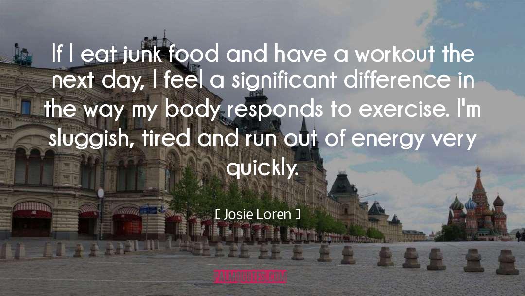 Junk Food quotes by Josie Loren