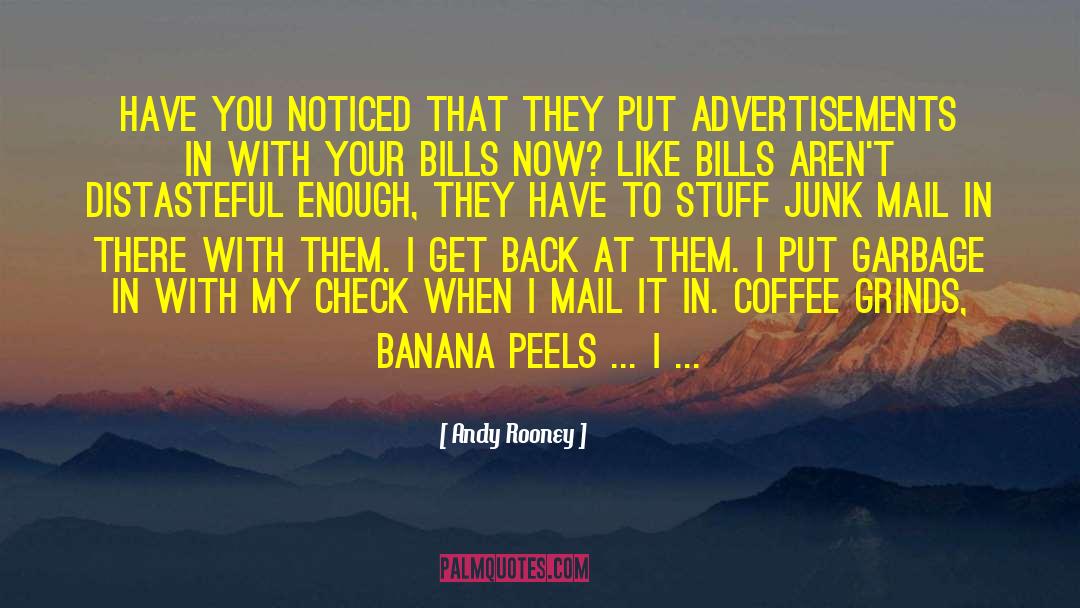 Junk Mail quotes by Andy Rooney