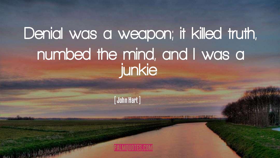 Junkie quotes by John Hart