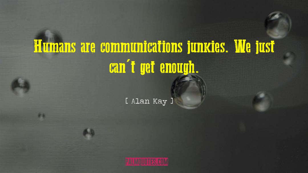 Junkies quotes by Alan Kay