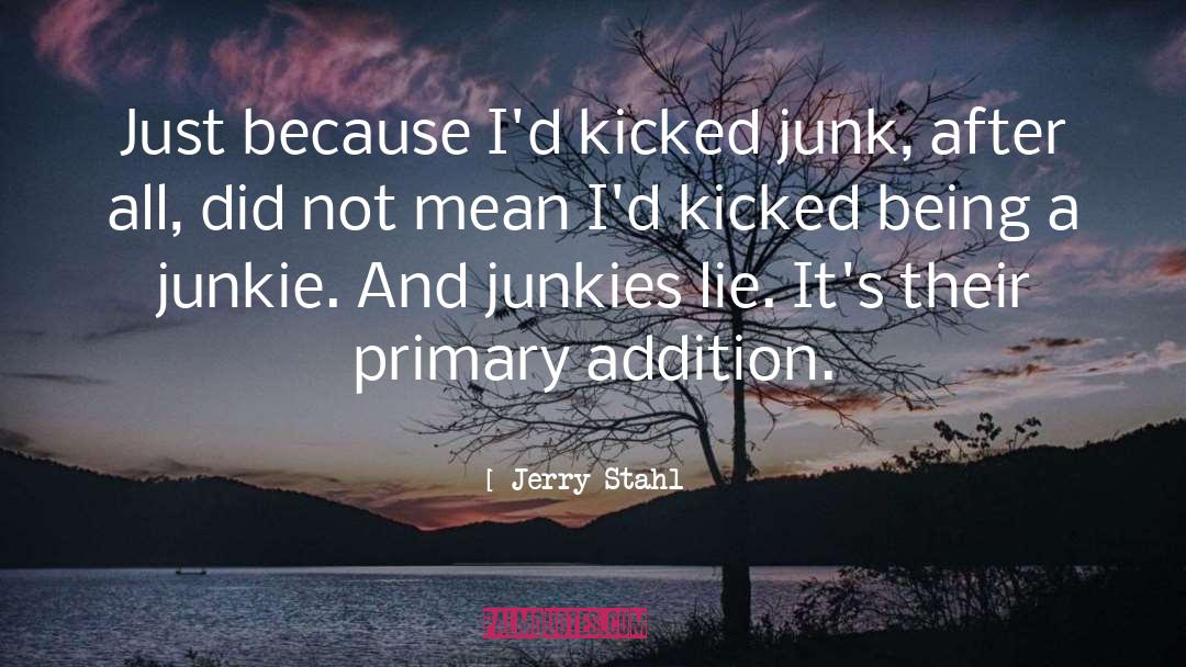 Junkies quotes by Jerry Stahl