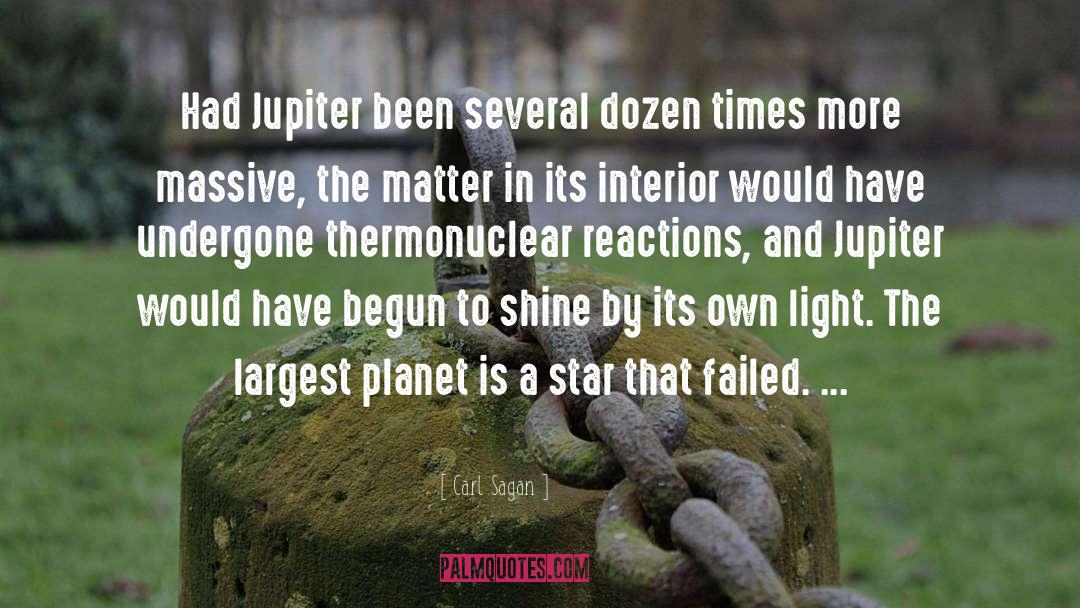 Jupiter quotes by Carl Sagan