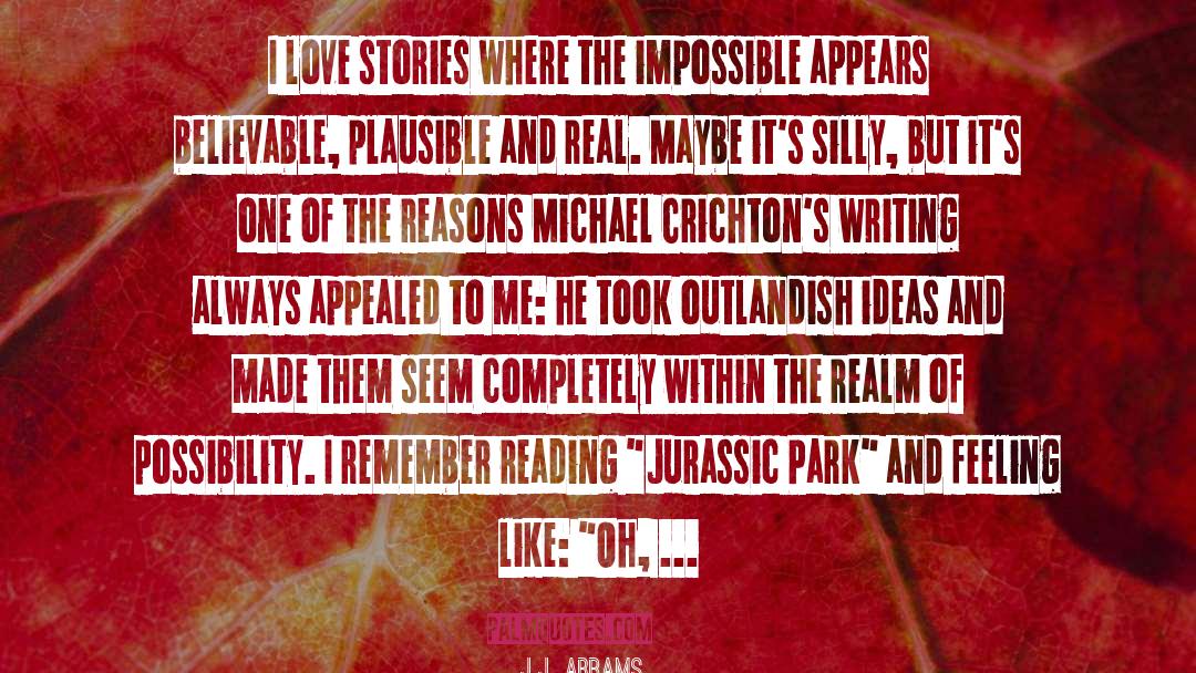 Jurassic Park quotes by J.J. Abrams