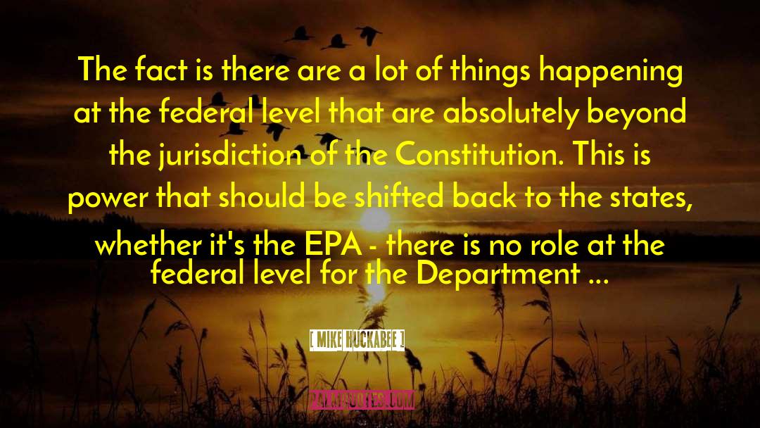 Jurisdiction quotes by Mike Huckabee