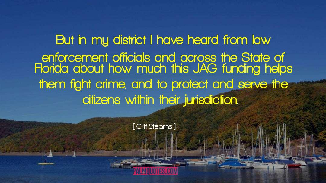 Jurisdiction quotes by Cliff Stearns