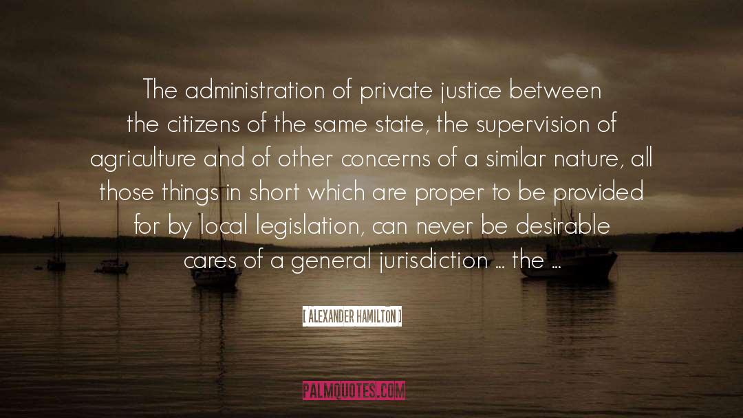 Jurisdiction quotes by Alexander Hamilton