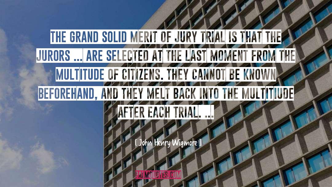 Jury quotes by John Henry Wigmore