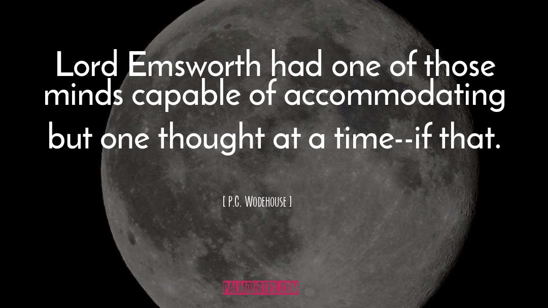 Just A Thought quotes by P.G. Wodehouse