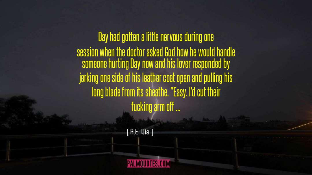 Just After Sunset quotes by A.E. Via