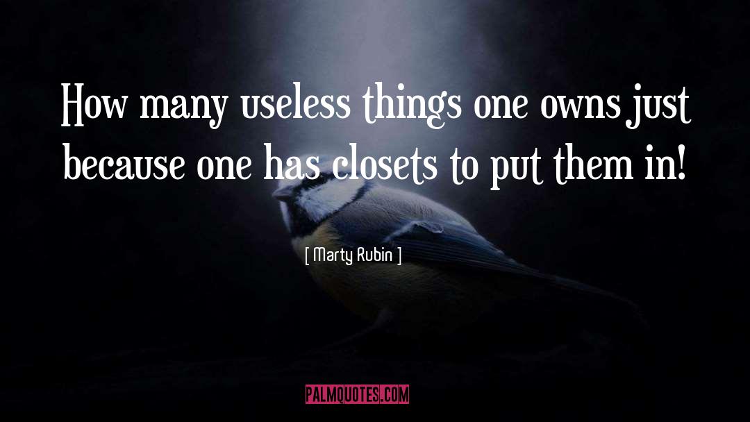 Just Because quotes by Marty Rubin