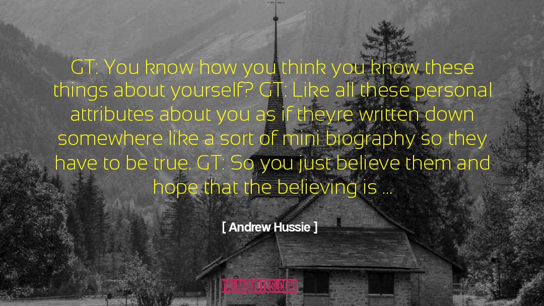 Just Believe quotes by Andrew Hussie