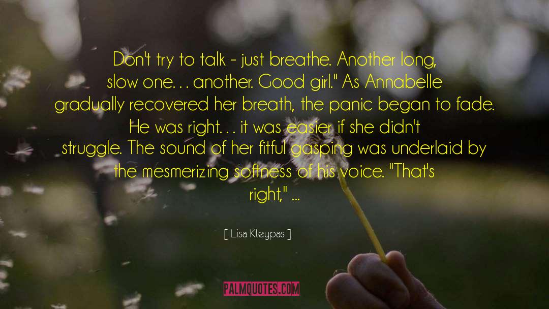 Just Breathe quotes by Lisa Kleypas