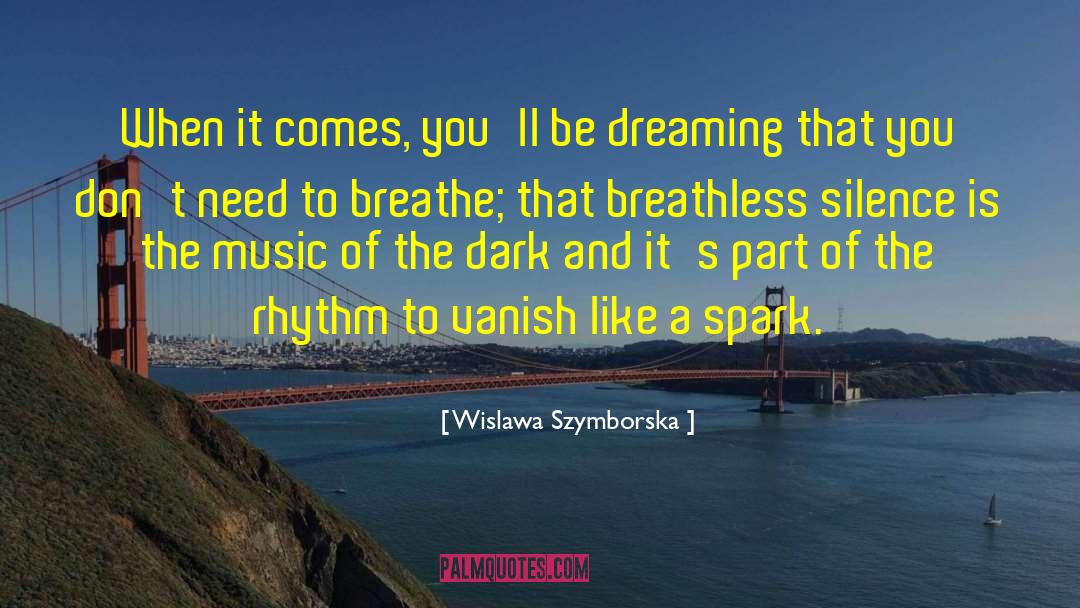 Just Breathe quotes by Wislawa Szymborska