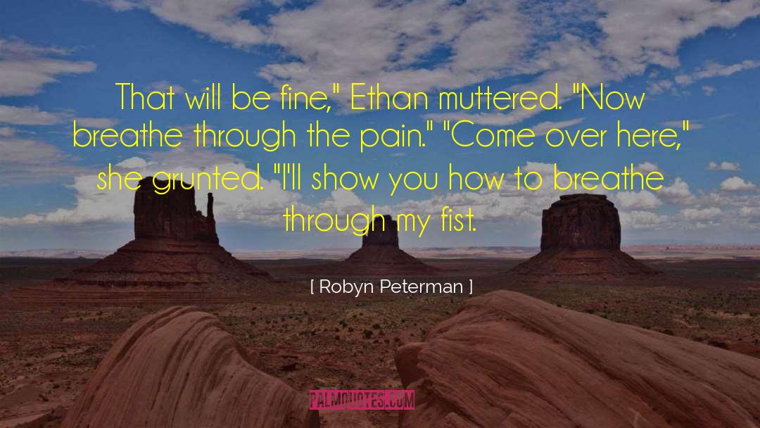 Just Breathe quotes by Robyn Peterman