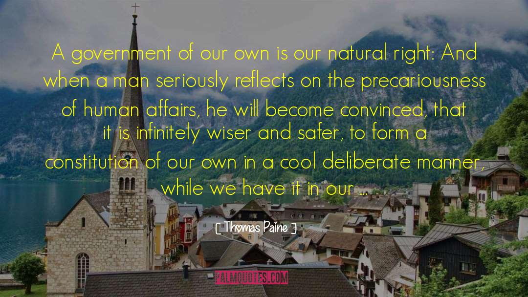 Just Cool quotes by Thomas Paine