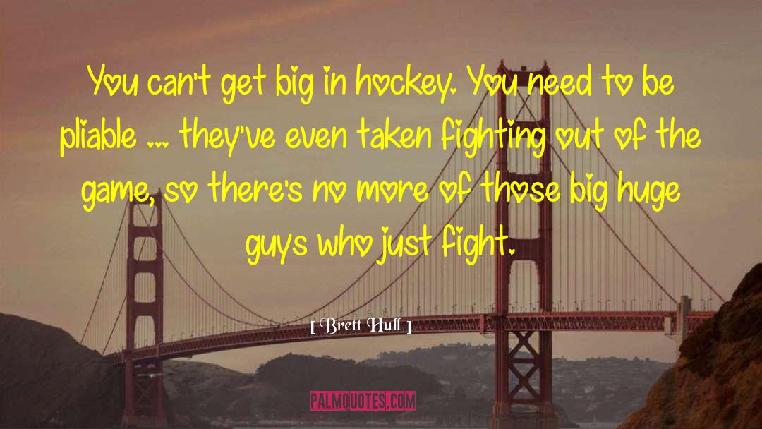 Just Fight quotes by Brett Hull