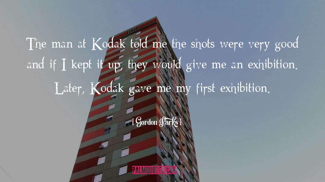 Just Give Up quotes by Gordon Parks