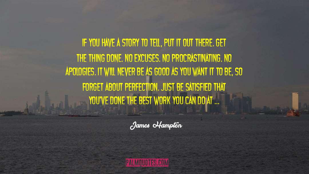 Just Keep Moving quotes by James Hampton