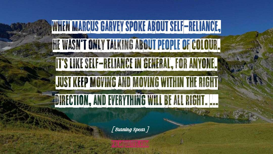 Just Keep Moving quotes by Burning Spear