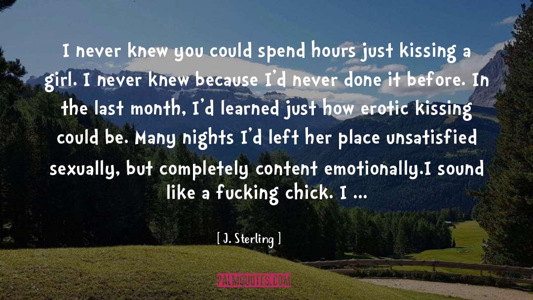 Just Kissing quotes by J. Sterling