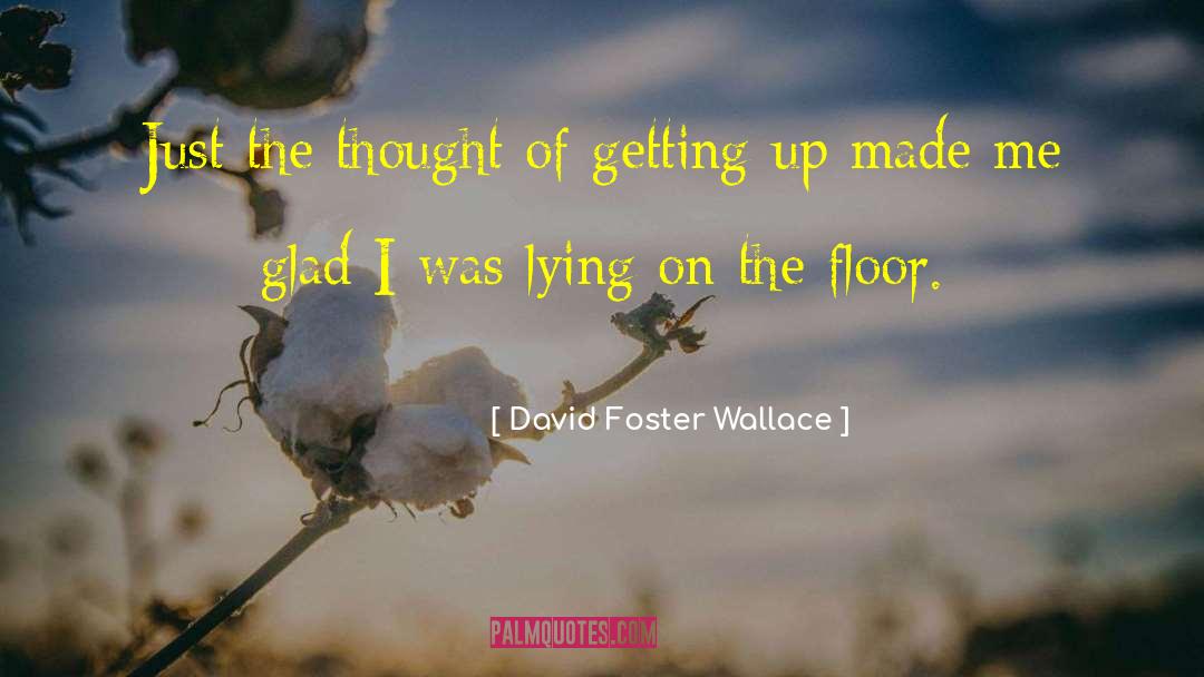 Just The Beginning quotes by David Foster Wallace