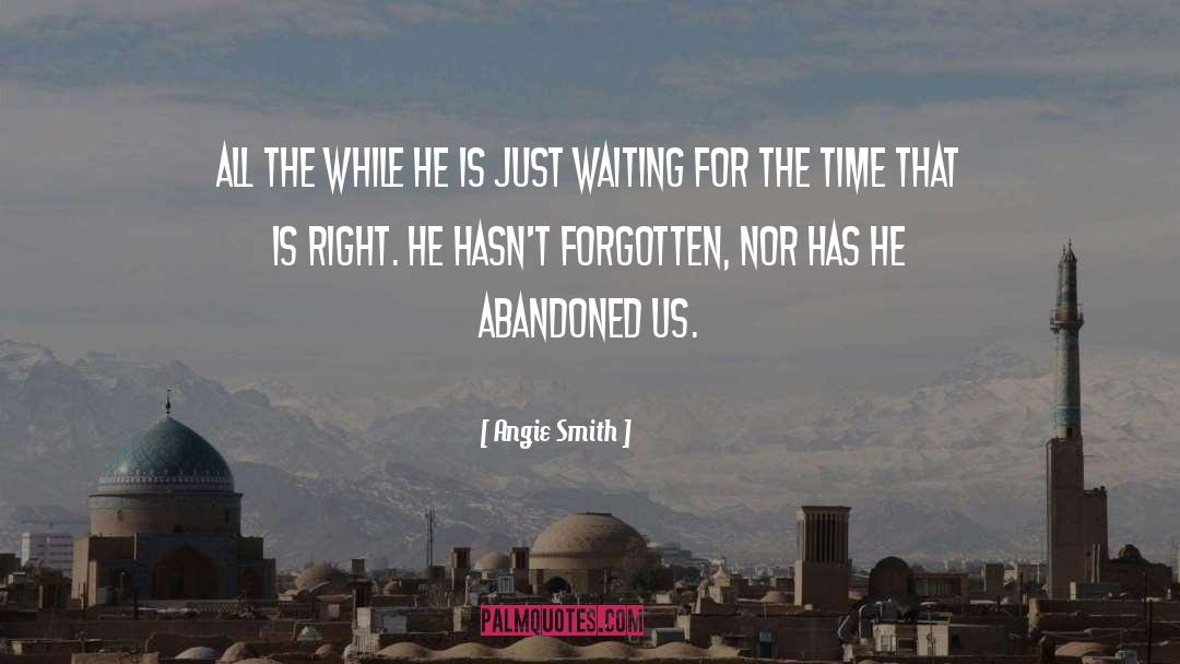 Just Waiting quotes by Angie Smith