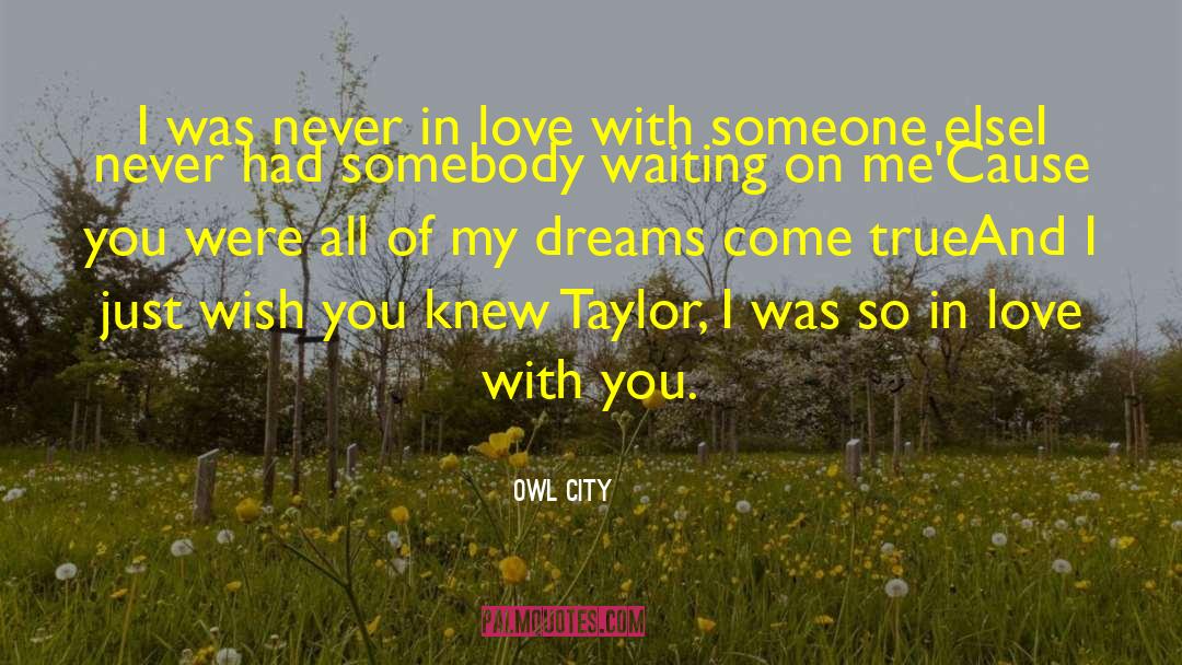 Just Waiting quotes by Owl City