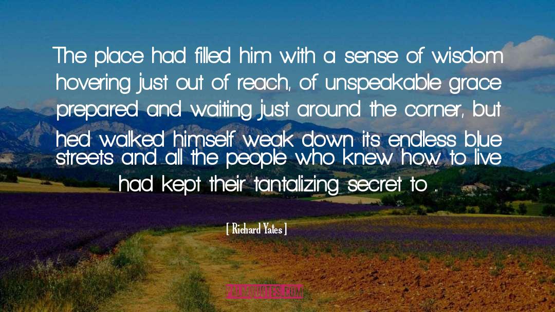 Just Waiting quotes by Richard Yates