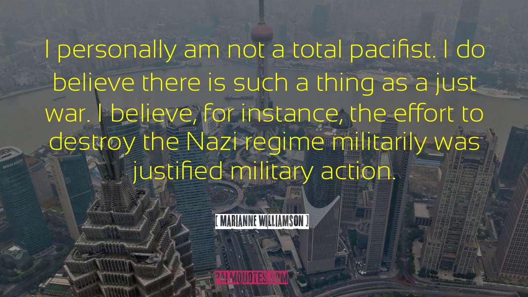 Just War quotes by Marianne Williamson