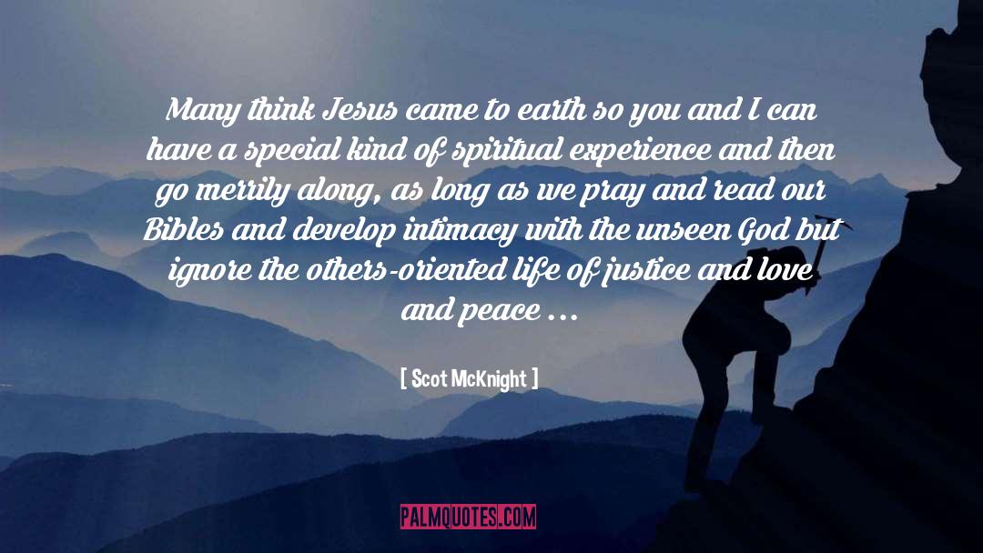 Justice And Love quotes by Scot McKnight