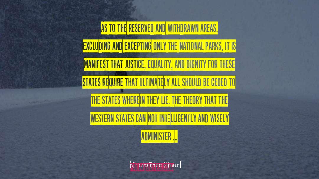 Justice Equality quotes by Charles Edwin Winter