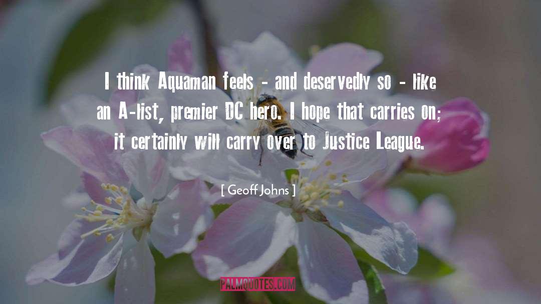 Justice League quotes by Geoff Johns
