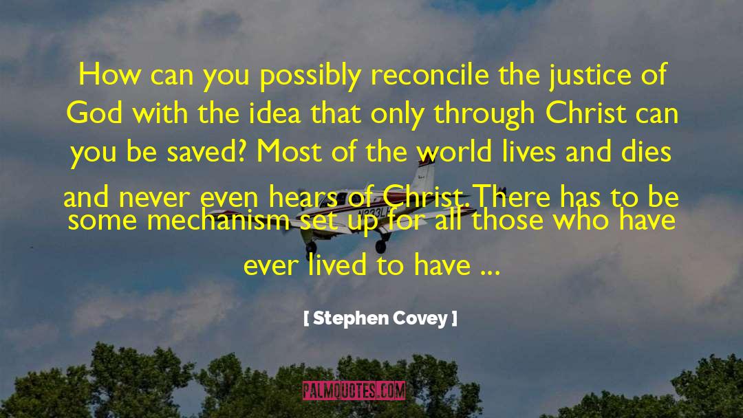 Justice Of God quotes by Stephen Covey