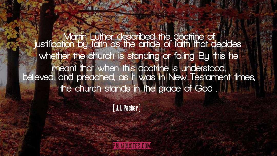 Justification By Faith quotes by J.I. Packer