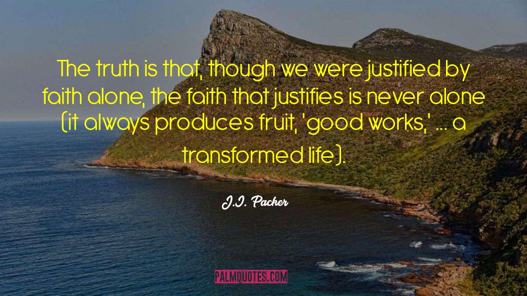 Justifies quotes by J.I. Packer