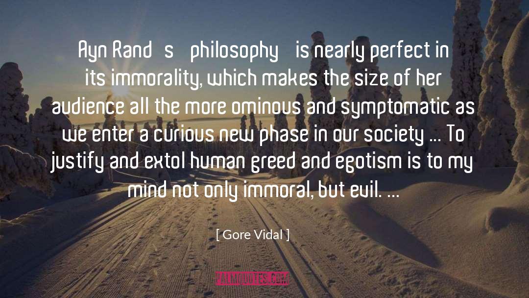 Justify quotes by Gore Vidal