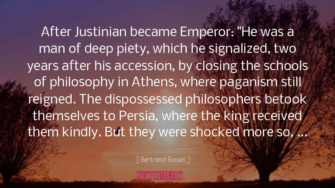 Justinian quotes by Bertrand Russell