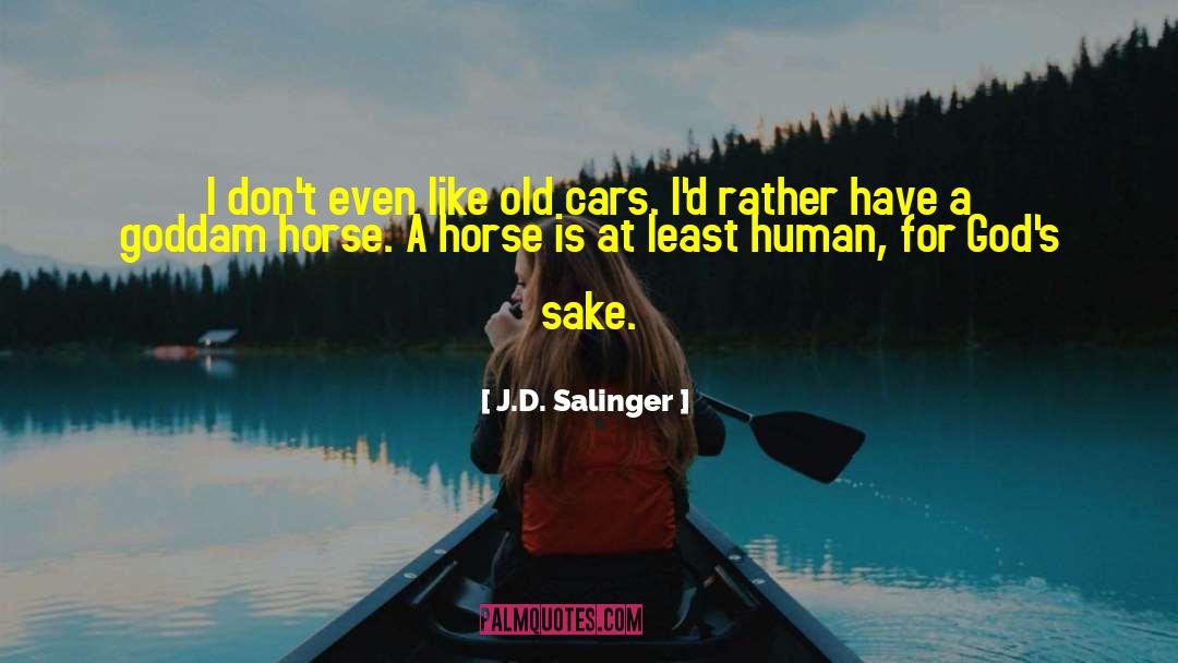 Jutland Horse quotes by J.D. Salinger