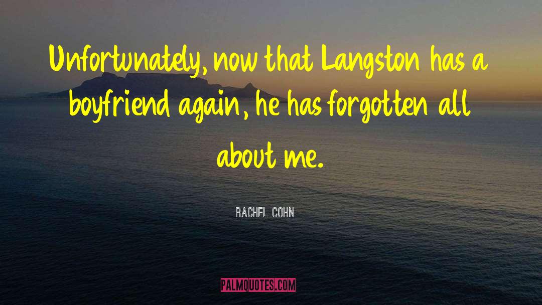 K Langston quotes by Rachel Cohn