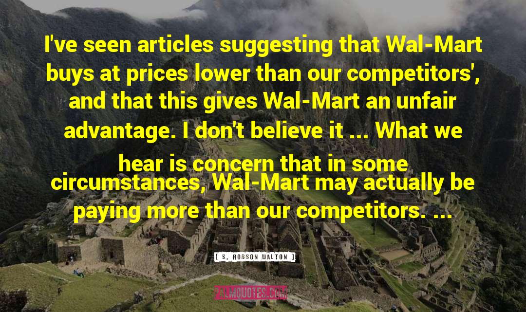 K Mart quotes by S. Robson Walton