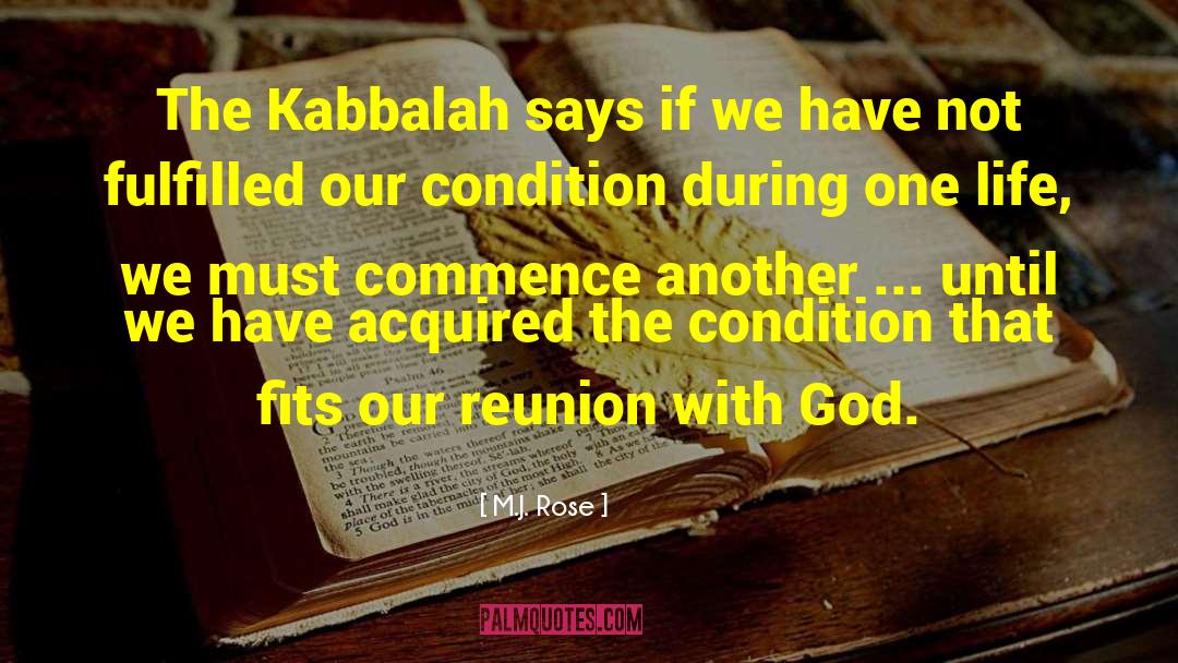 Kabbalah quotes by M.J. Rose