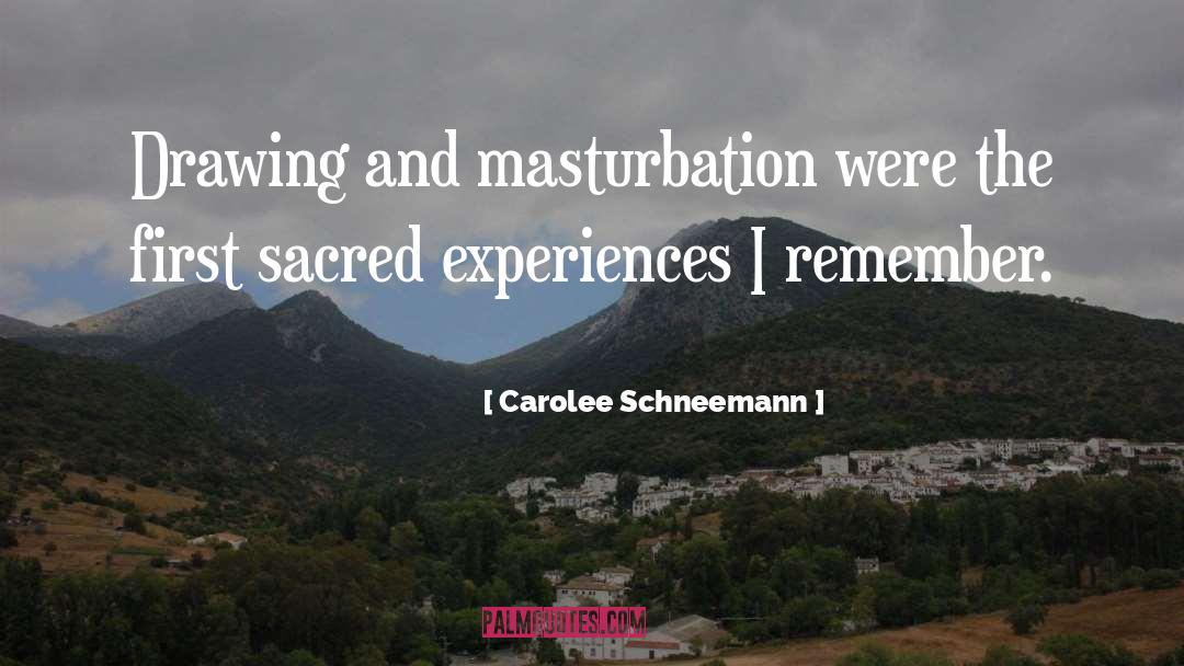 Kachan Drawing quotes by Carolee Schneemann
