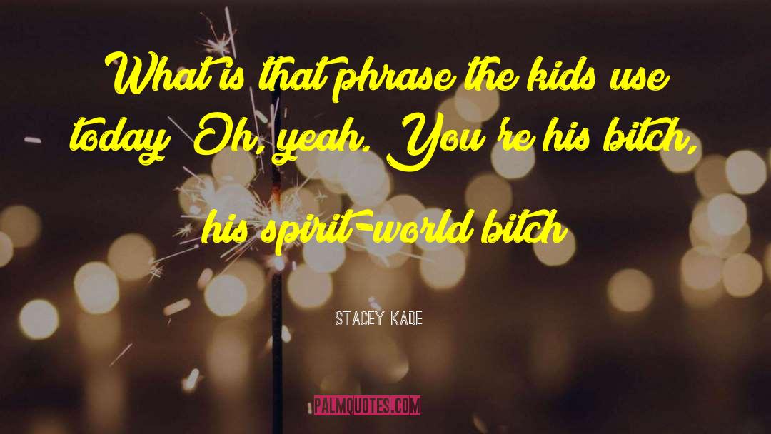 Kade quotes by Stacey Kade